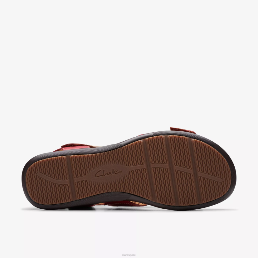 HZVP44 manera kitty cuero cereza Clarks