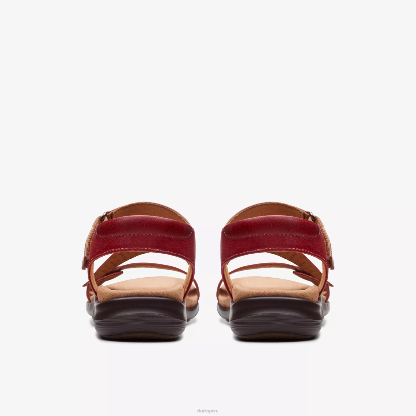 HZVP44 manera kitty cuero cereza Clarks