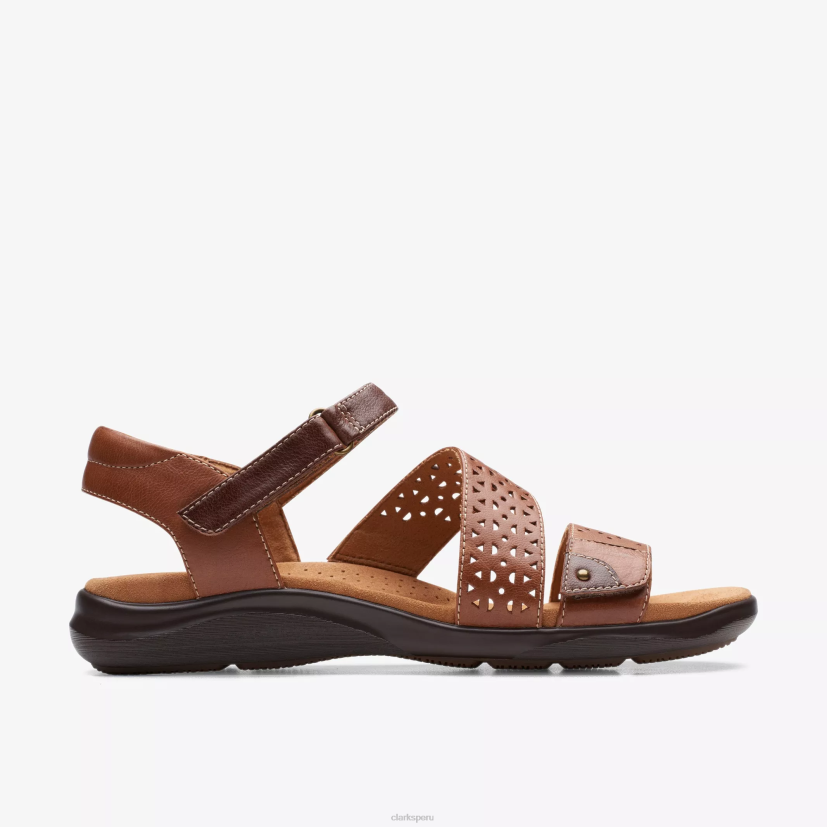 HZVP46 manera kitty cuero marrón Clarks
