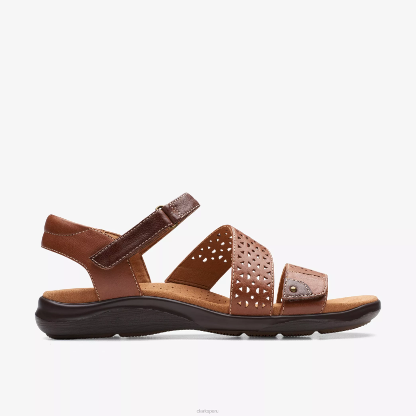 HZVP46 manera kitty cuero marrón Clarks