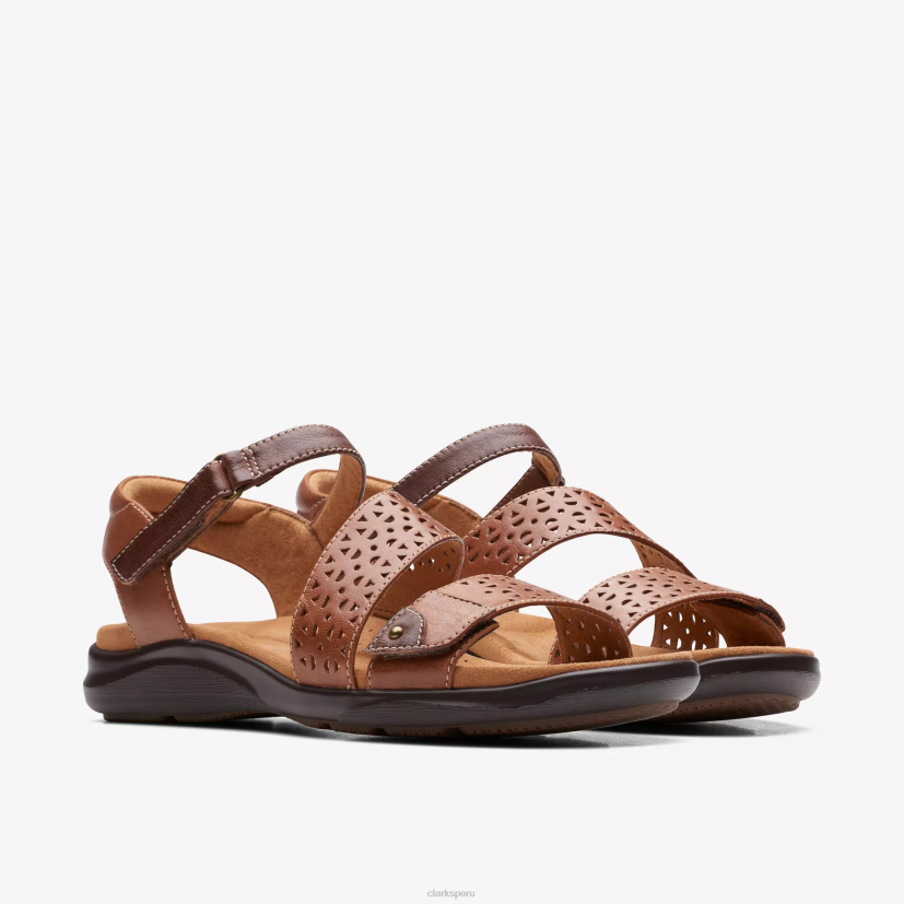 HZVP46 manera kitty cuero marrón Clarks