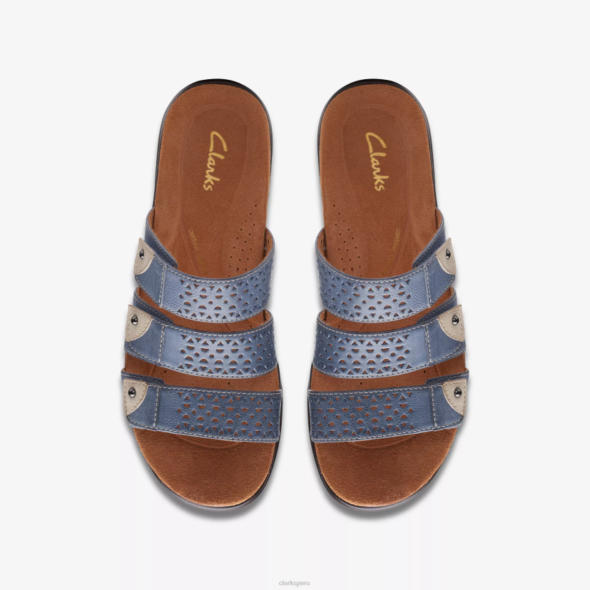 HZVP48 paseo gatito mezclilla Clarks