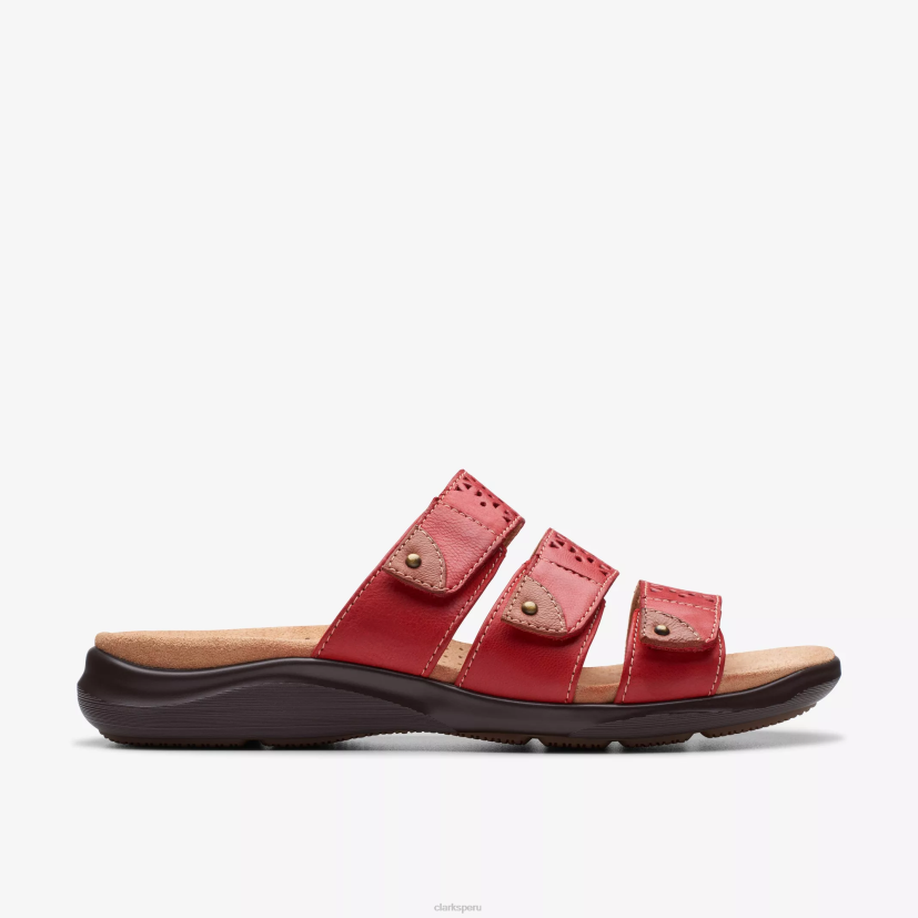 HZVP50 paseo gatito cuero cereza Clarks