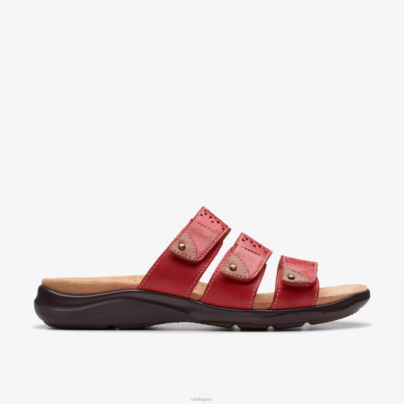 HZVP50 paseo gatito cuero cereza Clarks