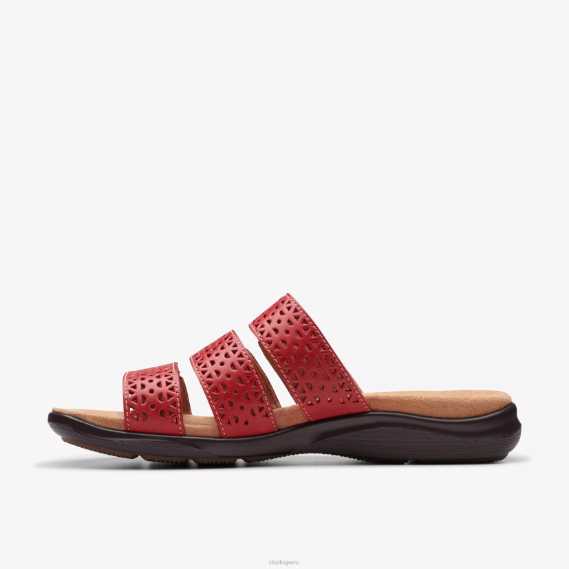 HZVP50 paseo gatito cuero cereza Clarks