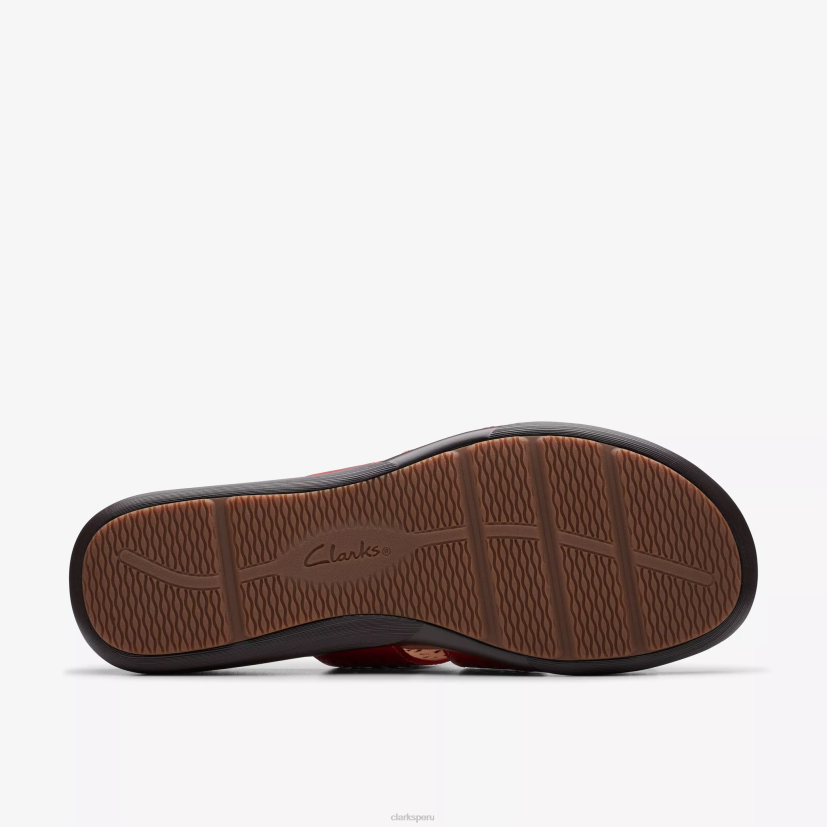 HZVP50 paseo gatito cuero cereza Clarks