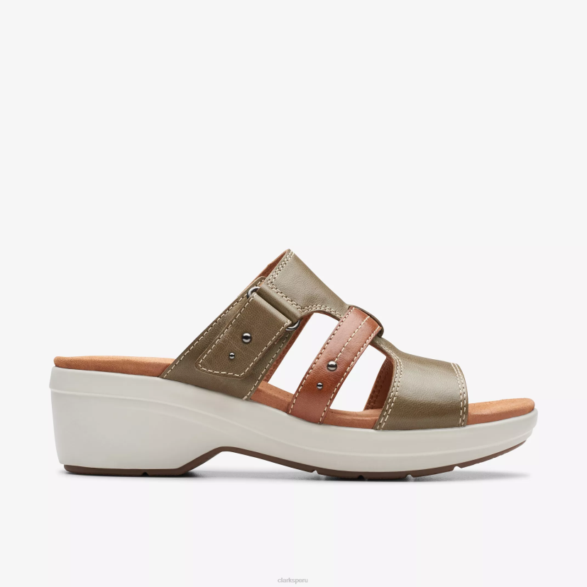 HZVP54 jane tuleah combinación de oliva Clarks
