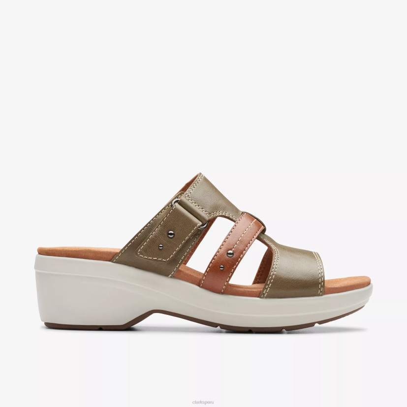 HZVP54 jane tuleah combinación de oliva Clarks