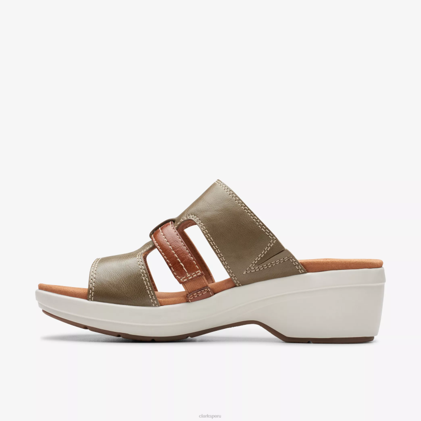 HZVP54 jane tuleah combinación de oliva Clarks