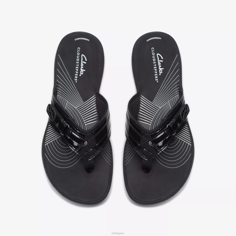 HZVP56 brisa del mar charol negro Clarks