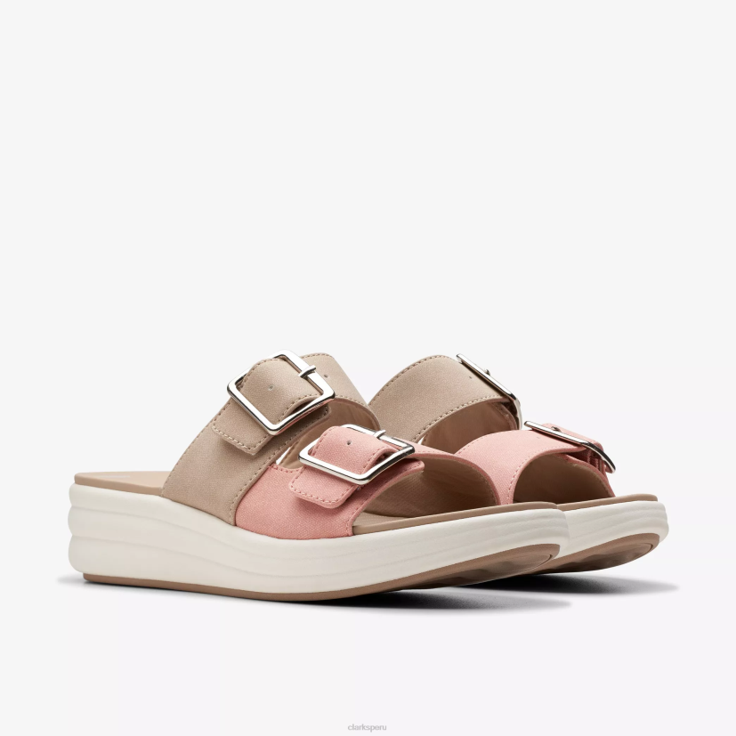 HZVP62 hebilla de deriva combinación de durazno Clarks