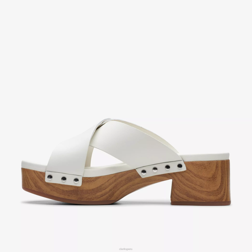 HZVP67 paseo sivanne cuero blanco roto Clarks