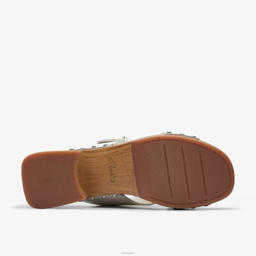 HZVP67 paseo sivanne cuero blanco roto Clarks