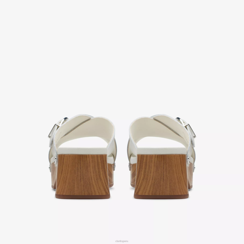 HZVP67 paseo sivanne cuero blanco roto Clarks