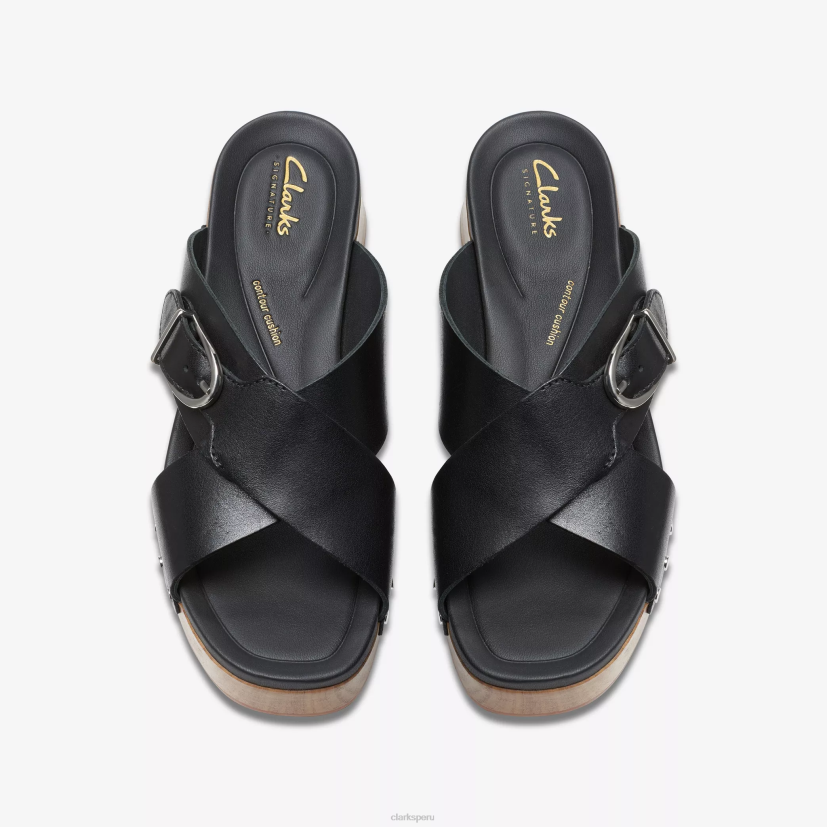 HZVP68 paseo sivanne cuero negro Clarks