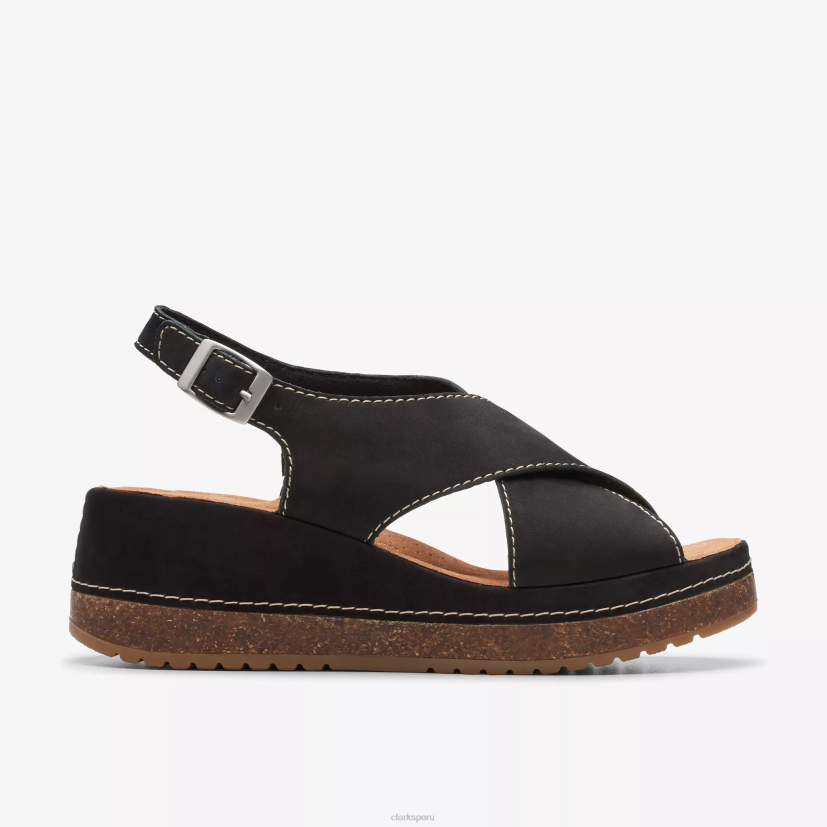 HZVP6 paso kasanda nubuck negro Clarks