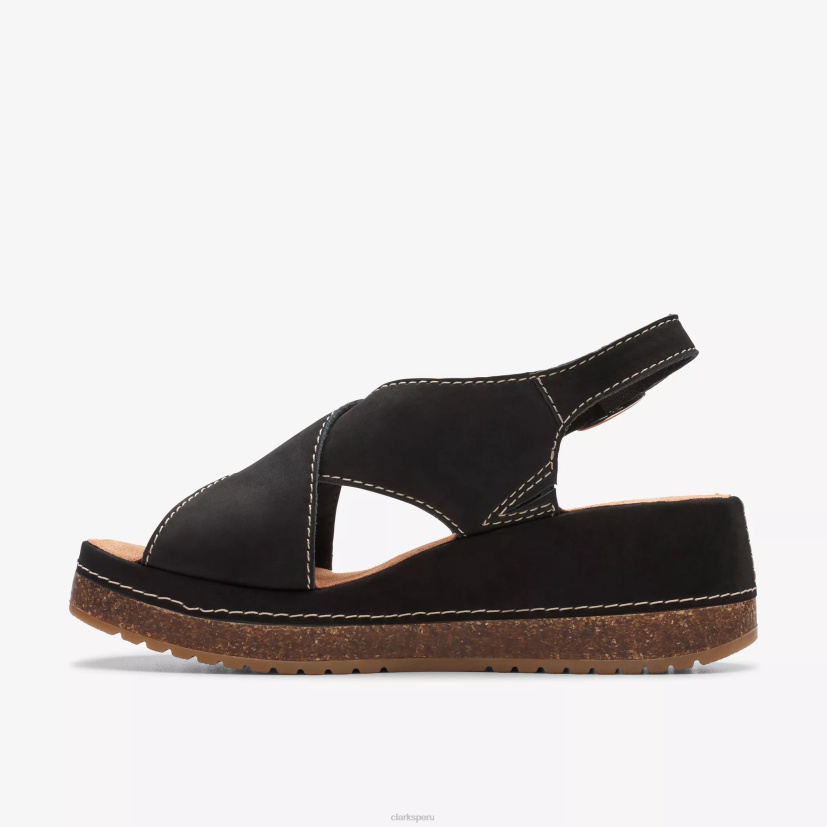 HZVP6 paso kasanda nubuck negro Clarks
