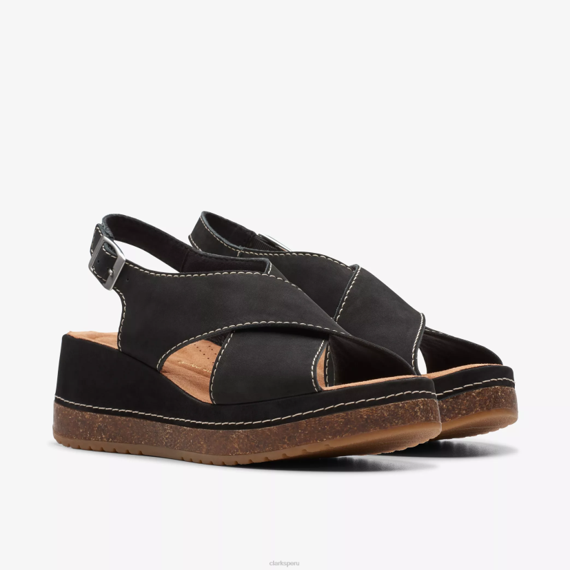 HZVP6 paso kasanda nubuck negro Clarks