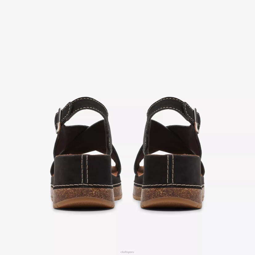 HZVP6 paso kasanda nubuck negro Clarks