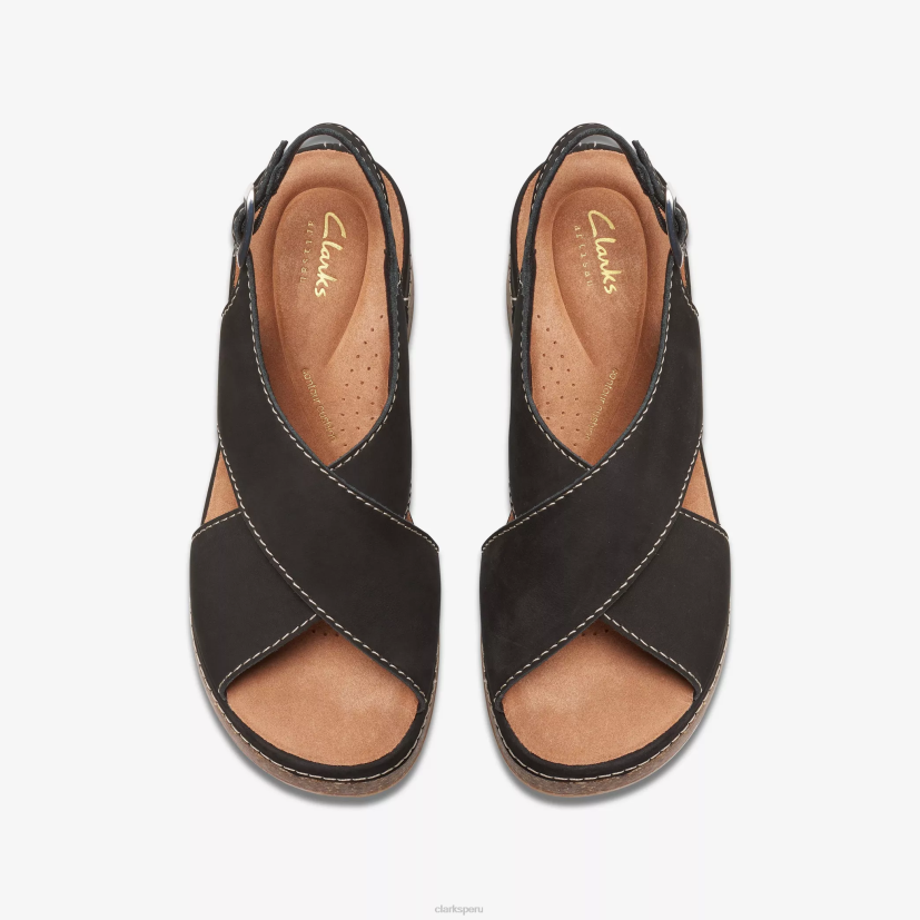 HZVP6 paso kasanda nubuck negro Clarks