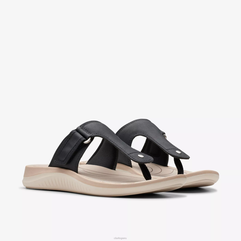 HZVP74 caminata deslizante negro Clarks