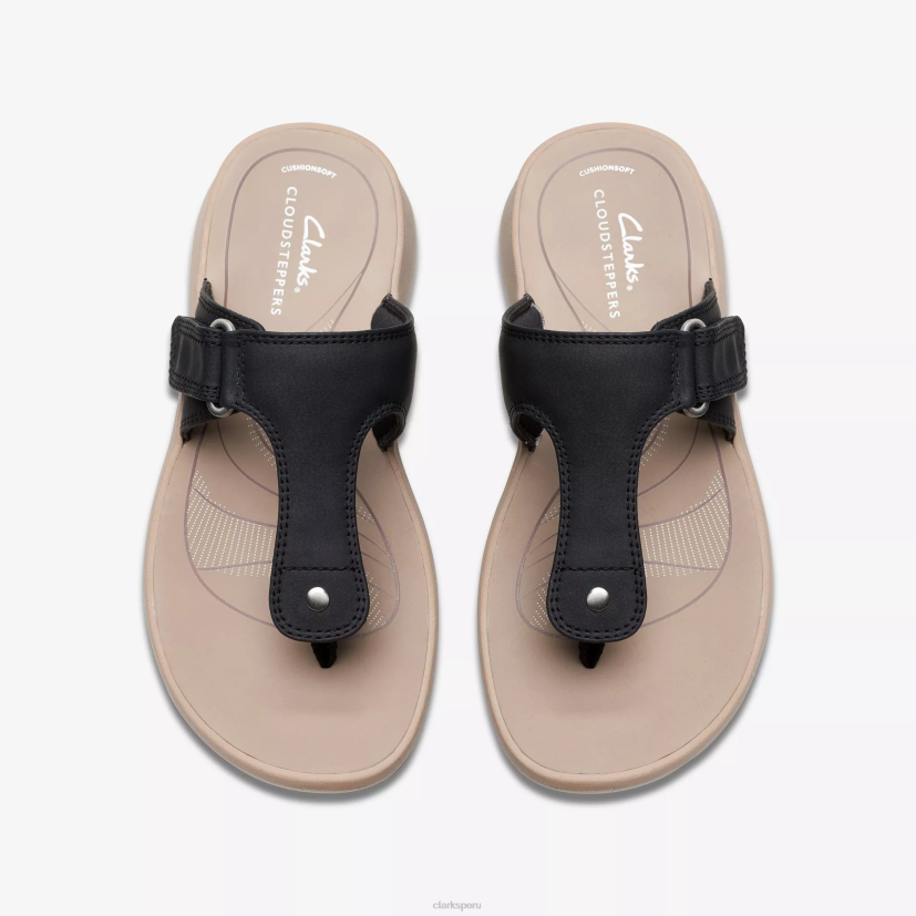 HZVP74 caminata deslizante negro Clarks