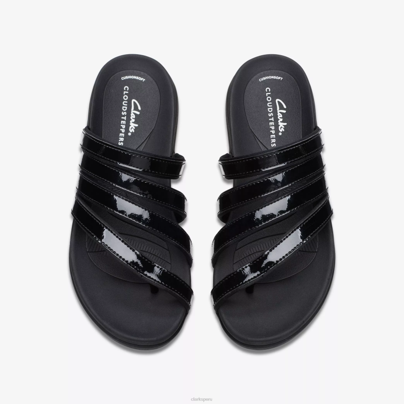 HZVP77 deslizarse hola iris charol negro Clarks
