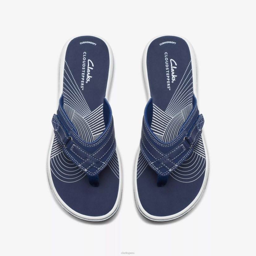 HZVP78 brisa del mar azul marino sintético Clarks