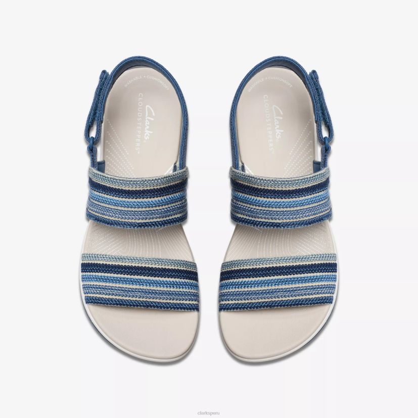 HZVP83 paseo arla combinación azul Clarks