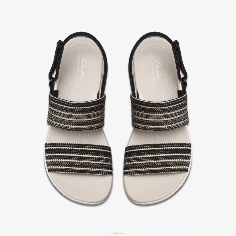 HZVP84 paseo arla combinación negra Clarks