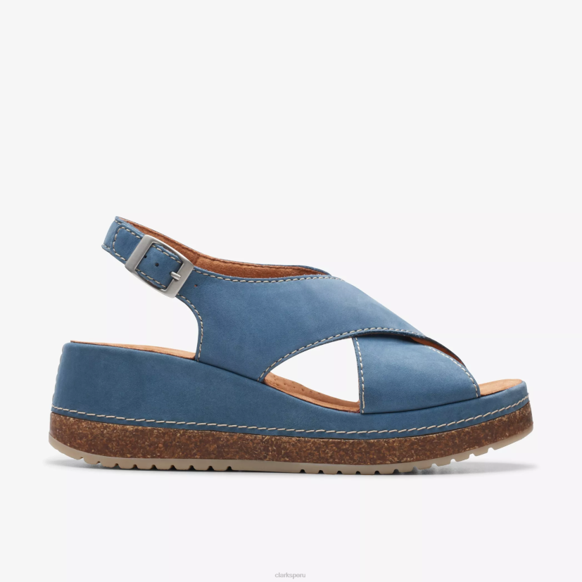 HZVP8 paso kasanda nubuck azul Clarks
