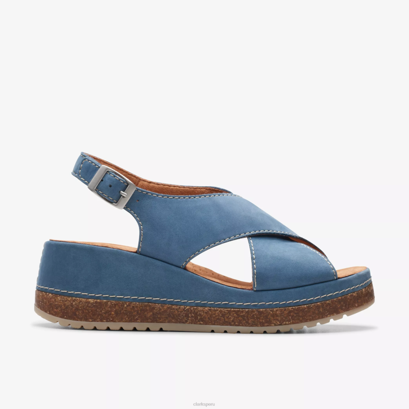 HZVP8 paso kasanda nubuck azul Clarks