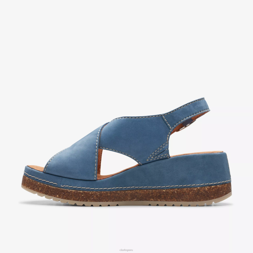 HZVP8 paso kasanda nubuck azul Clarks