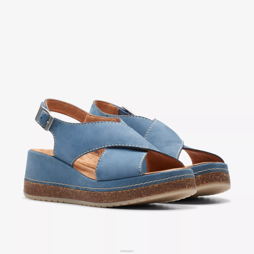 HZVP8 paso kasanda nubuck azul Clarks