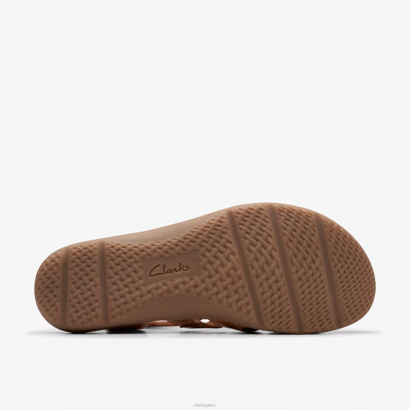 HZVP91 elizabelle mar cuero marrón Clarks