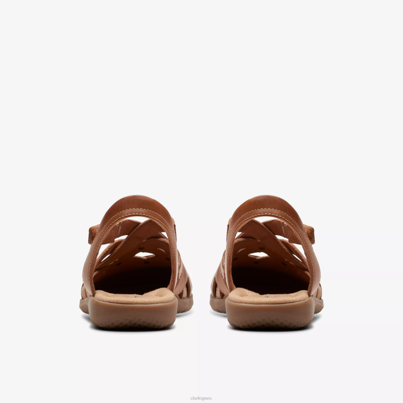 HZVP91 elizabelle mar cuero marrón Clarks