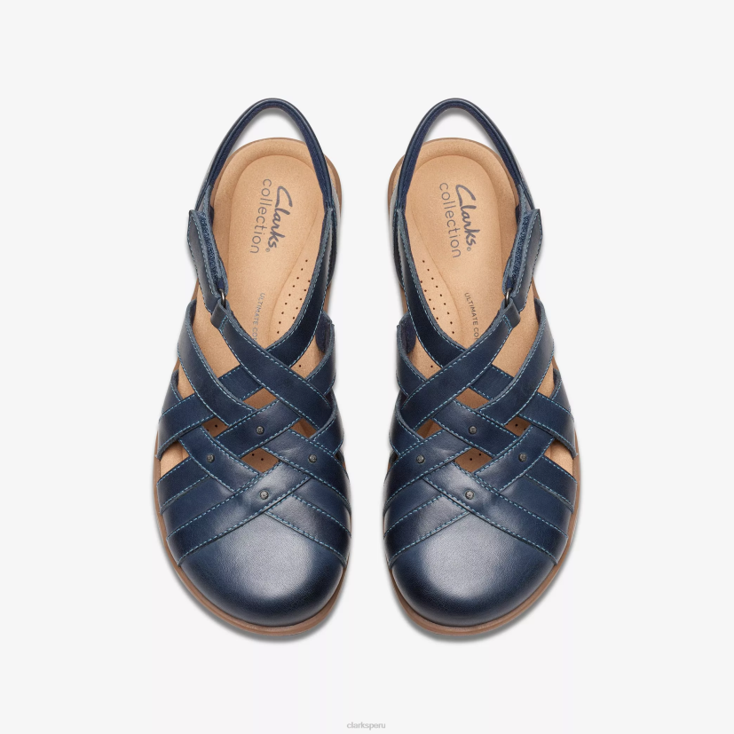 HZVP92 elizabelle mar cuero azul marino Clarks