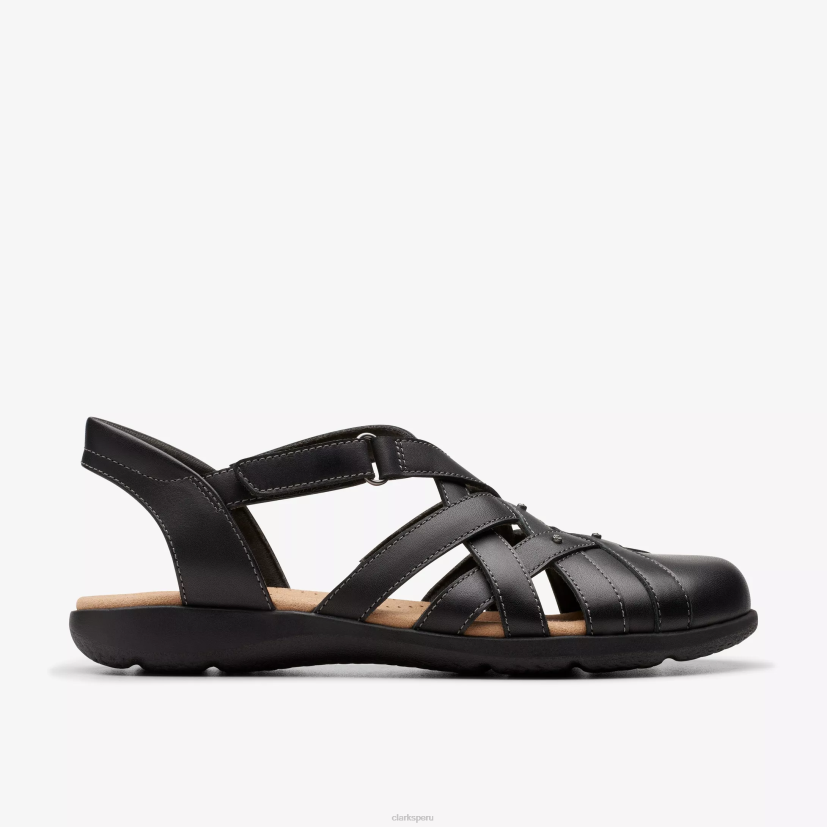 HZVP93 elizabelle mar cuero negro Clarks