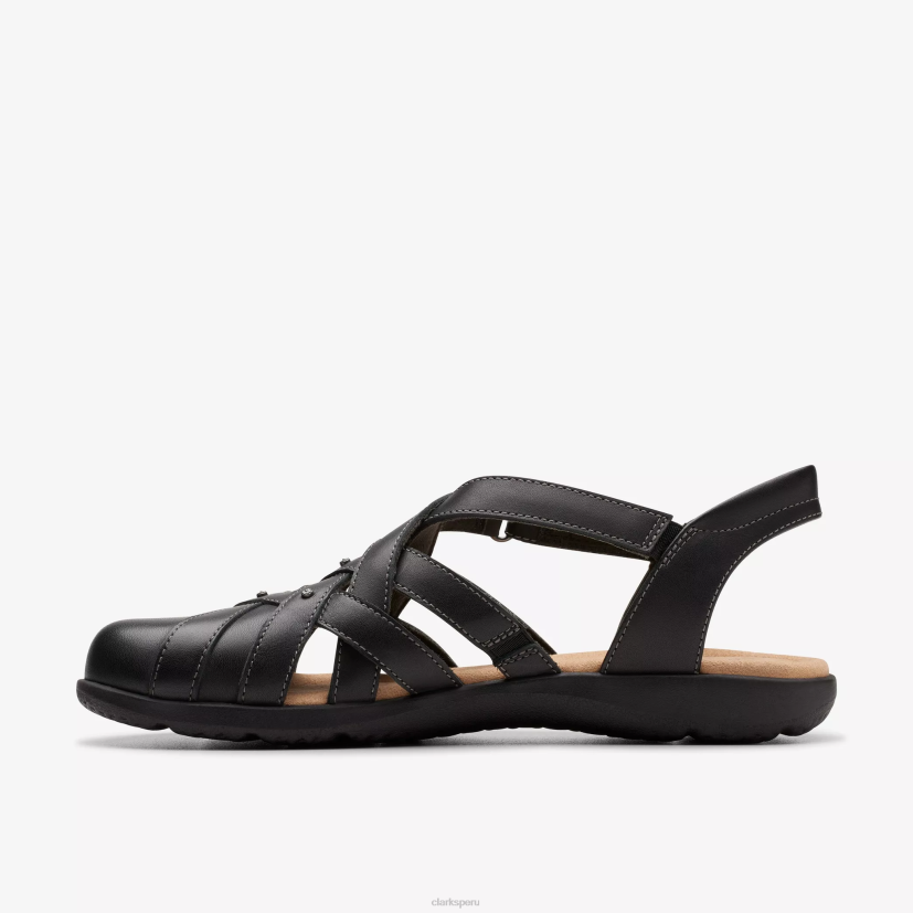 HZVP93 elizabelle mar cuero negro Clarks