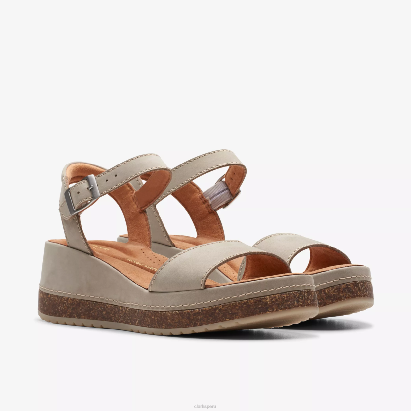 HZVP9 lirio kasanda nubuck de piedra Clarks