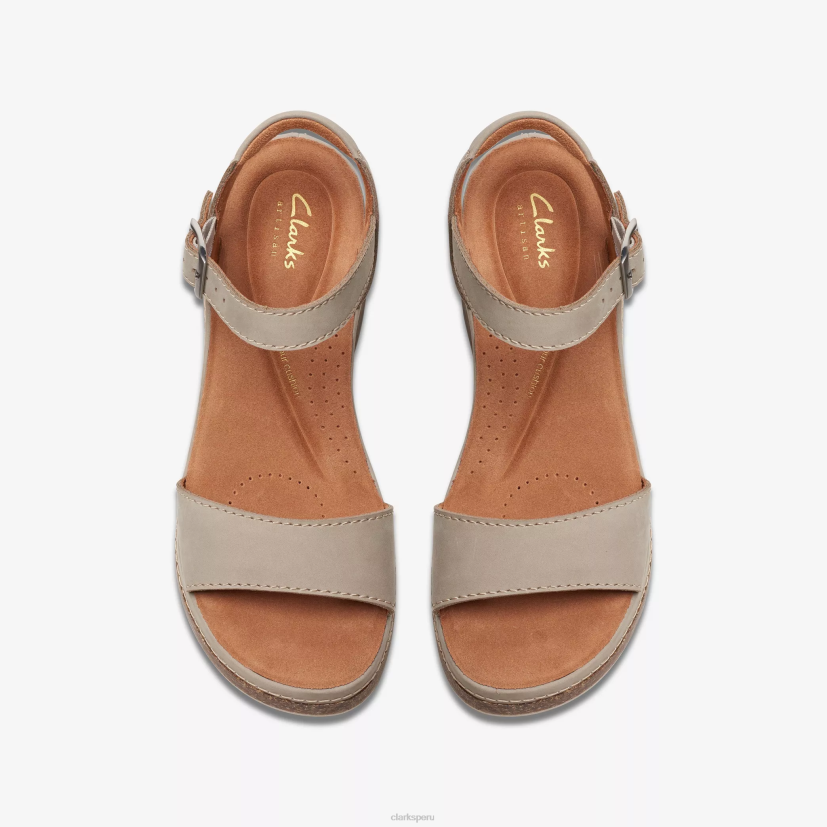 HZVP9 lirio kasanda nubuck de piedra Clarks