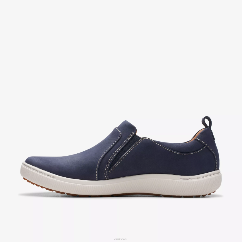 HZVP308 nalle lila nubuck azul marino Clarks