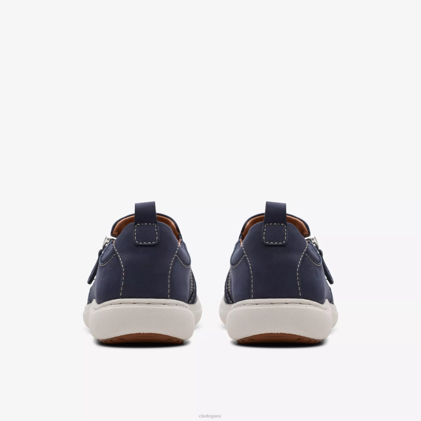 HZVP308 nalle lila nubuck azul marino Clarks