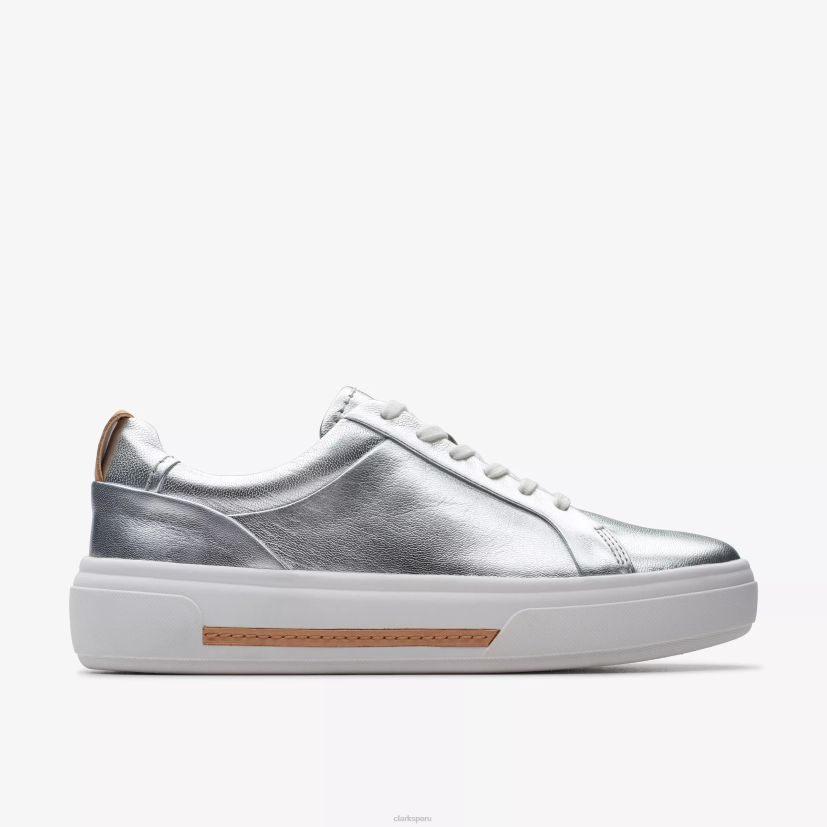 HZVP314 paseo de malva cuero plateado Clarks