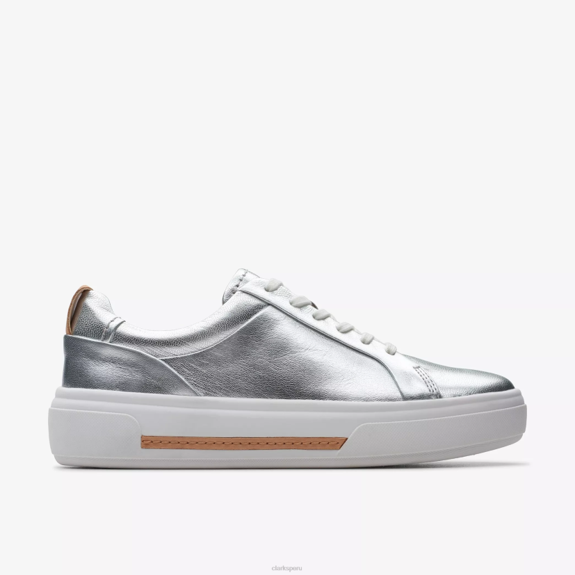 HZVP314 paseo de malva cuero plateado Clarks