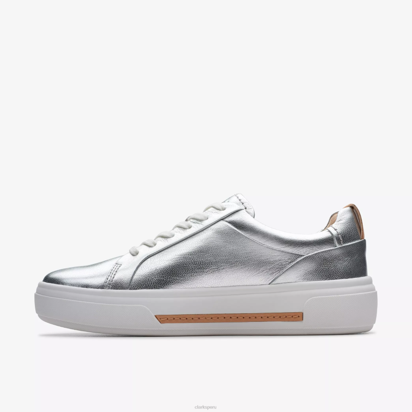 HZVP314 paseo de malva cuero plateado Clarks