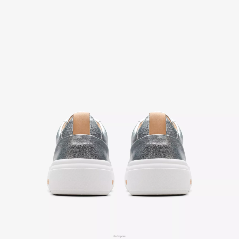 HZVP314 paseo de malva cuero plateado Clarks