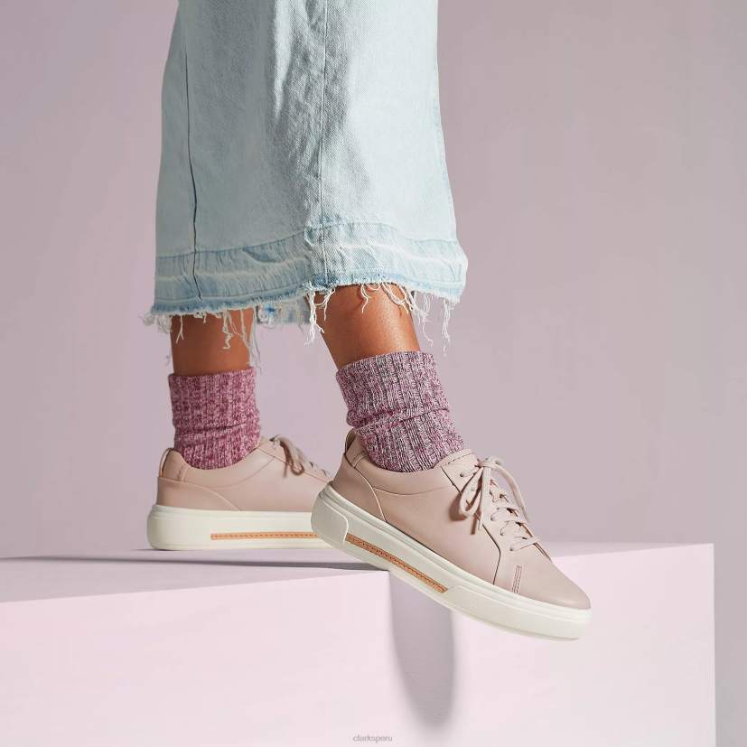 HZVP315 paseo de malva cuero rosa Clarks