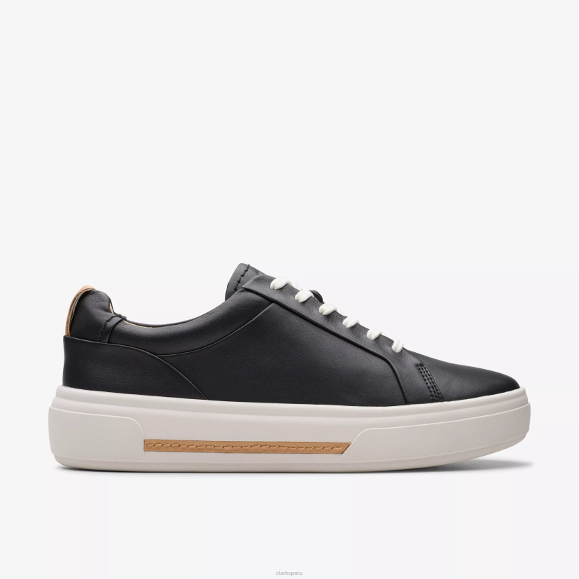 HZVP317 paseo de malva cuero negro Clarks