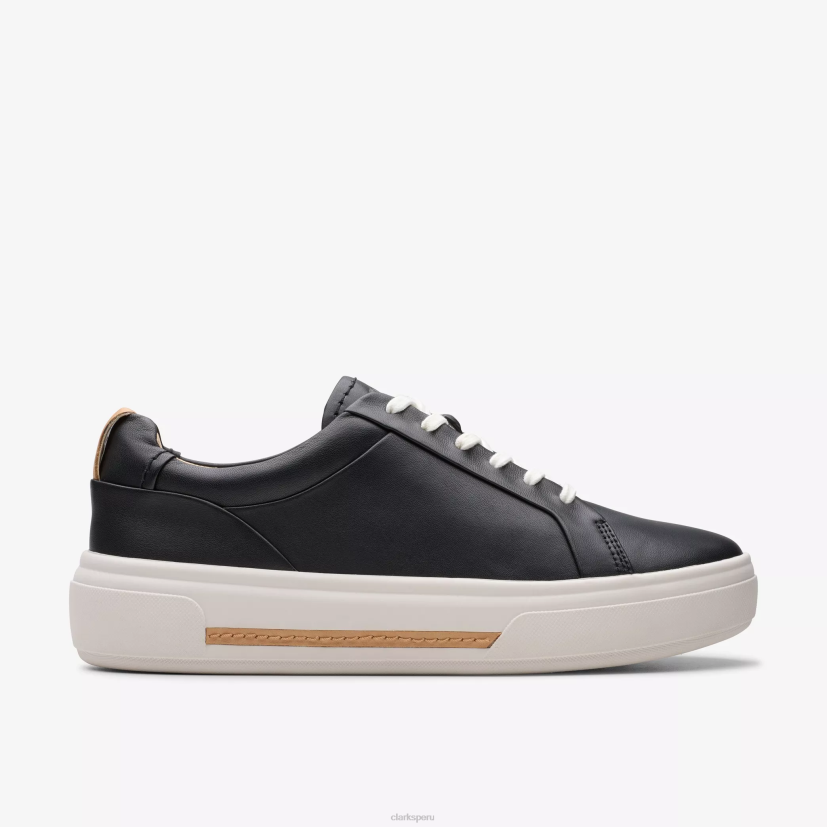 HZVP317 paseo de malva cuero negro Clarks